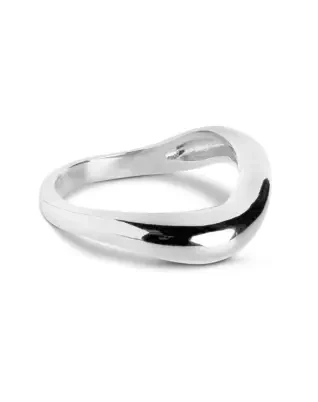 Agnete Ring - Small - Sølvfarvet
